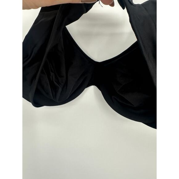 Olga Womens Black Cheetah Minimizer Underwire Bra Size 36C Sexy Romantic - Picture 5 of 5